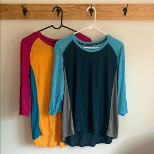 Set of two Smartwool Women's XL lightweight shirts